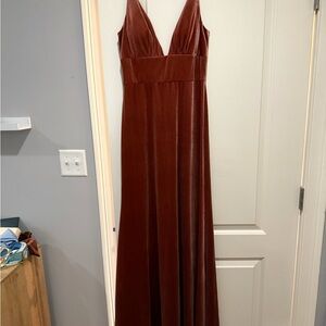 Elegant Velvet Maxi Dress